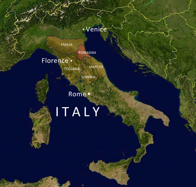 Italy map